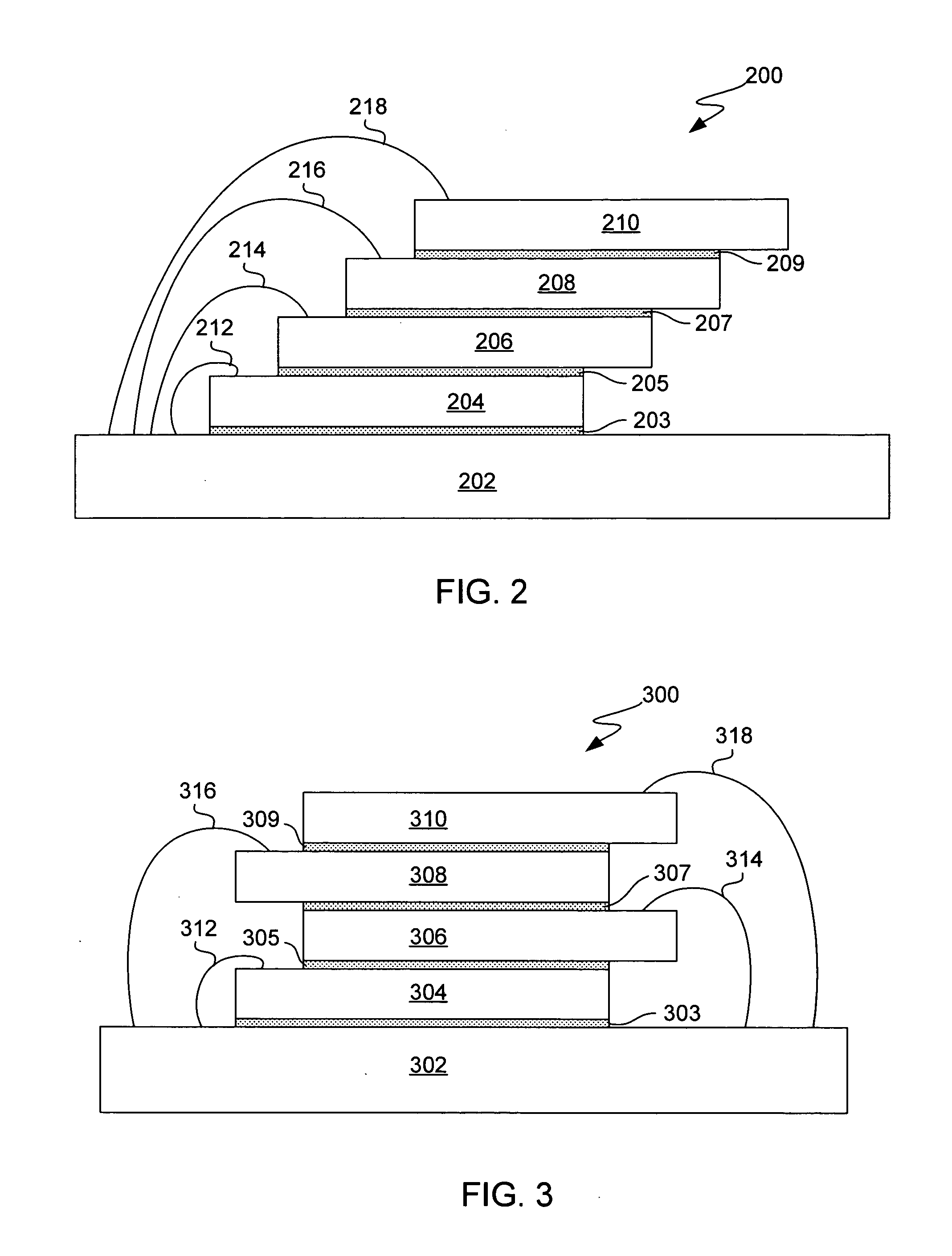 Integrated circuit package having stacked integrated circuits and method therefor