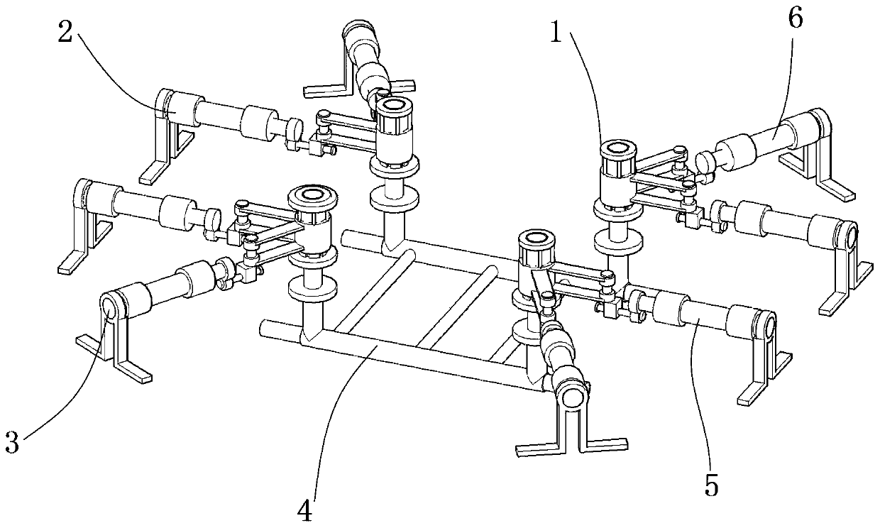 Multi-channel aeration mechanism for sewage treatment