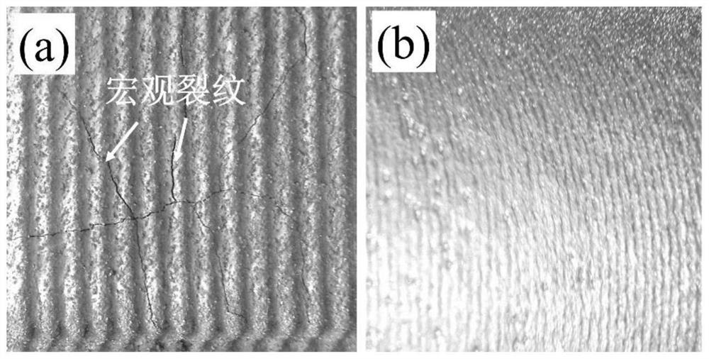 Laser-induced formed mother-of-pearl layered steel bond hard alloy and preparation method thereof