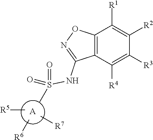 Benzisoxazole Sulfonamide Derivatives