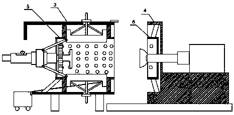 Cylindrical casting surface polishing device