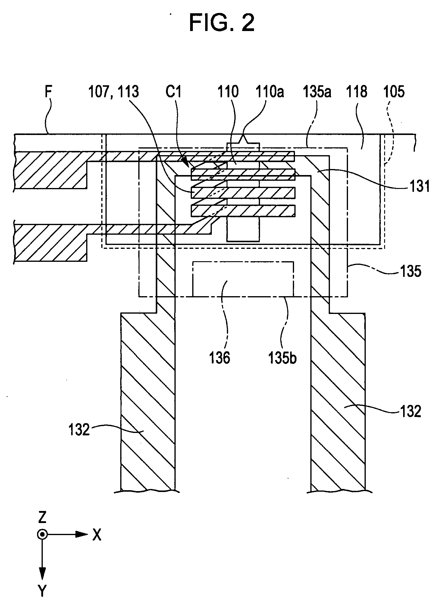 Perpendicular magnetic recording head including heating element