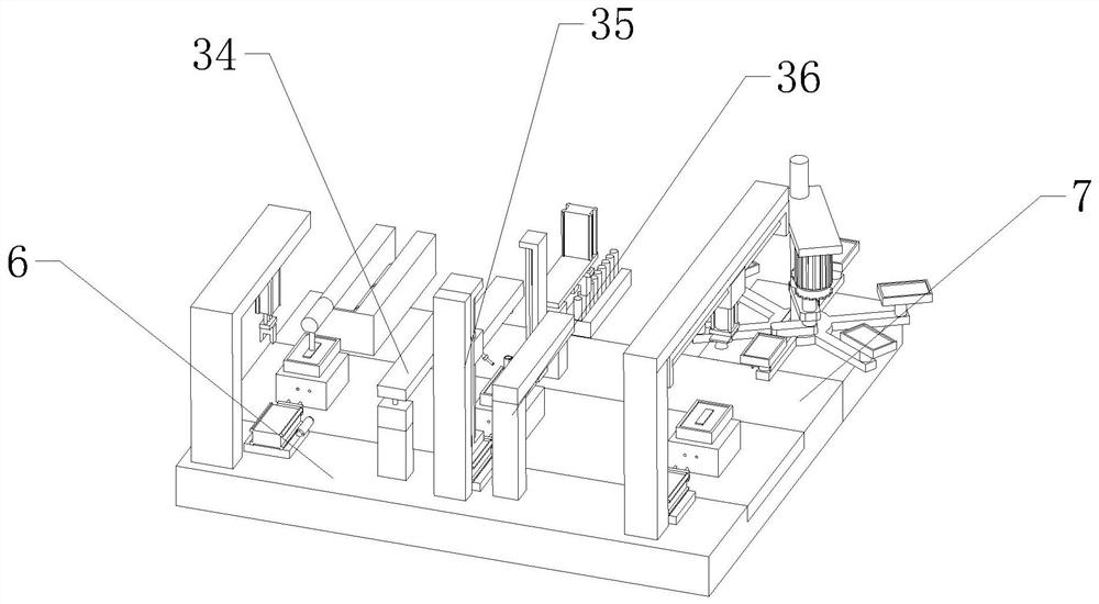 An automatic assembly device for a light-receiving knife