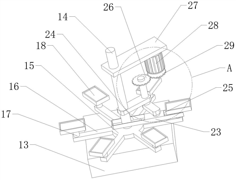 An automatic assembly device for a light-receiving knife
