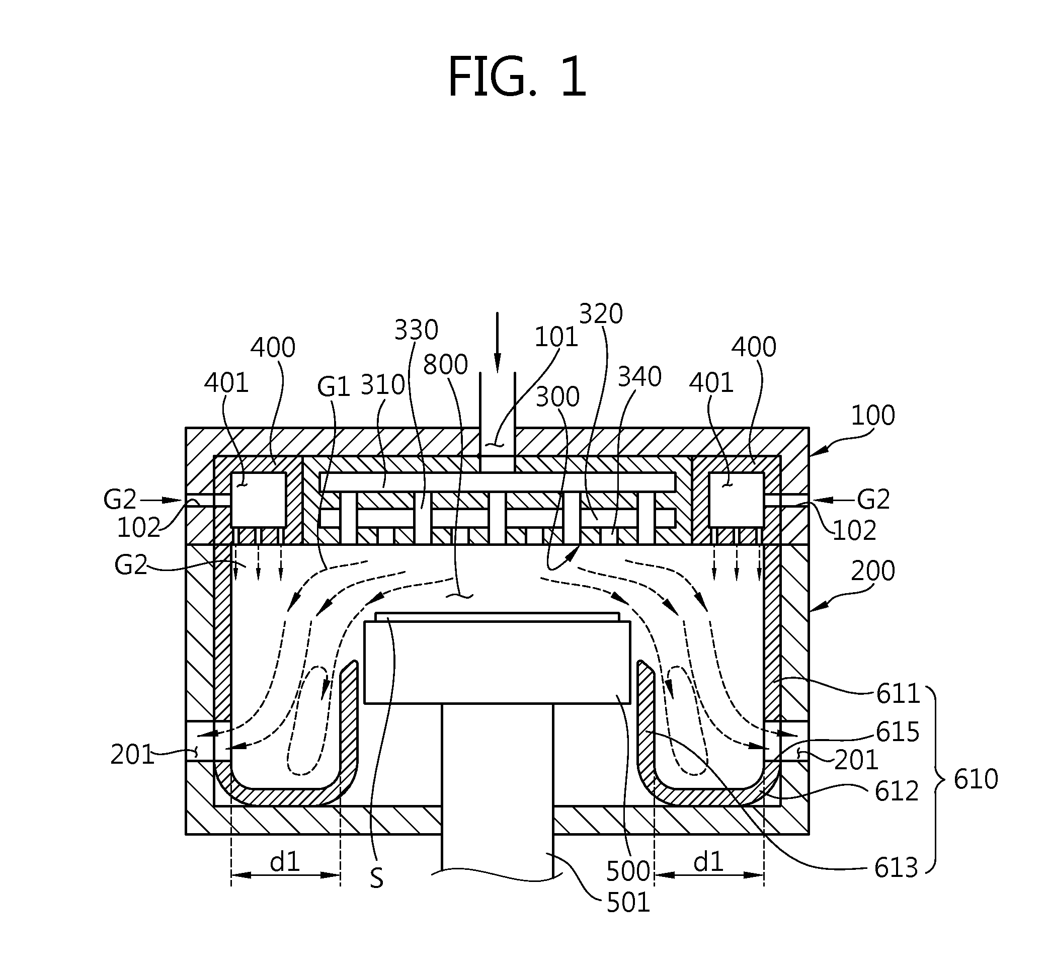 Chemical vapor deposition apparatus capable of controlling discharging fluid flow path in reaction chamber
