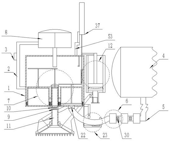 Anti-diffusion aluminum coating spraying machine and spraying method thereof