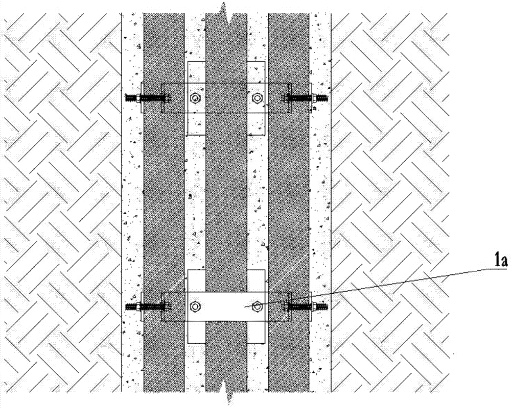 Tool-type U-shaped fixing tool for anti-floating anchor steel bars