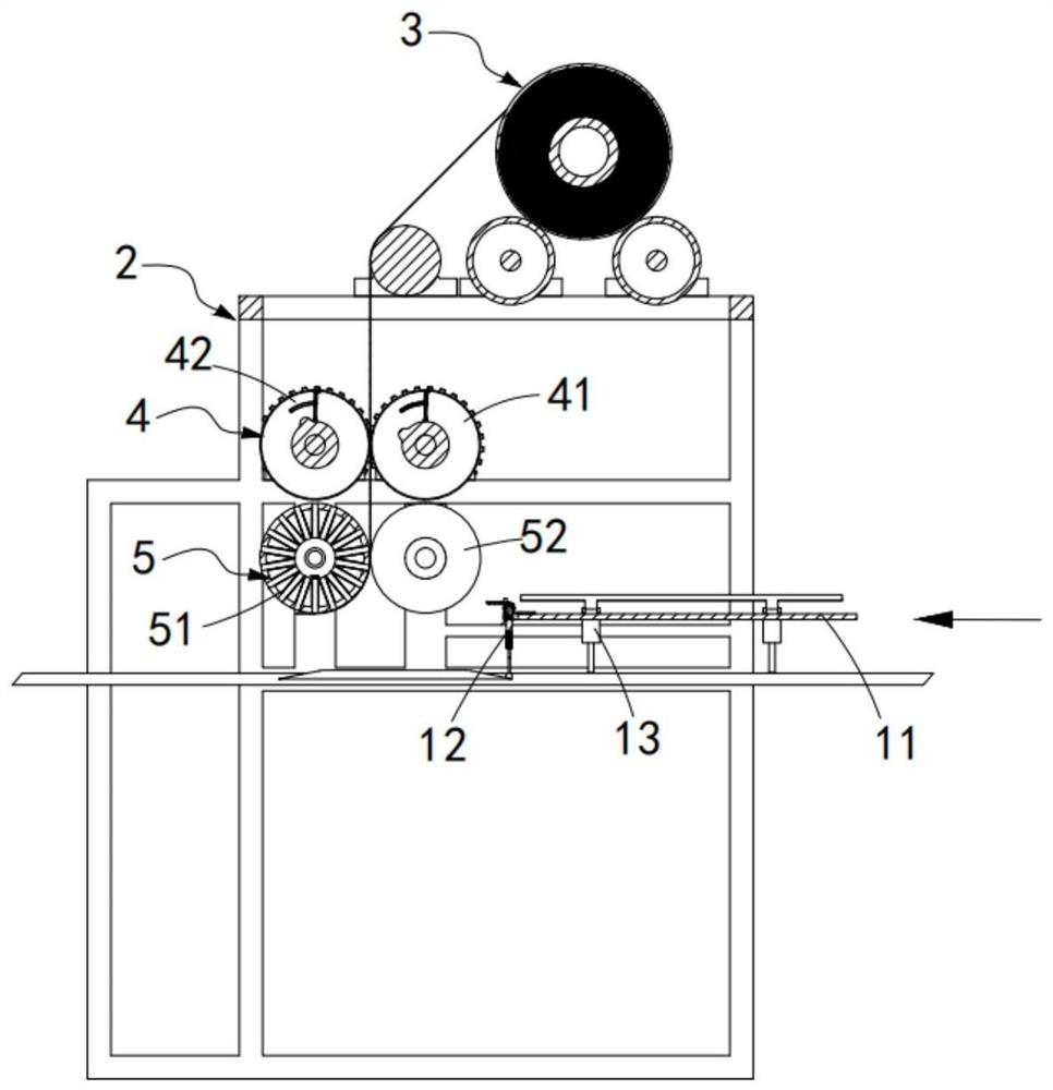 A device for automatic unloading and laying of textile fabrics