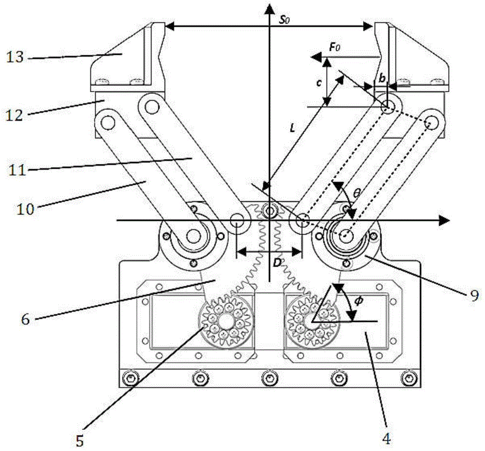 Robot gripper with online controllable clamping force and clamping speed