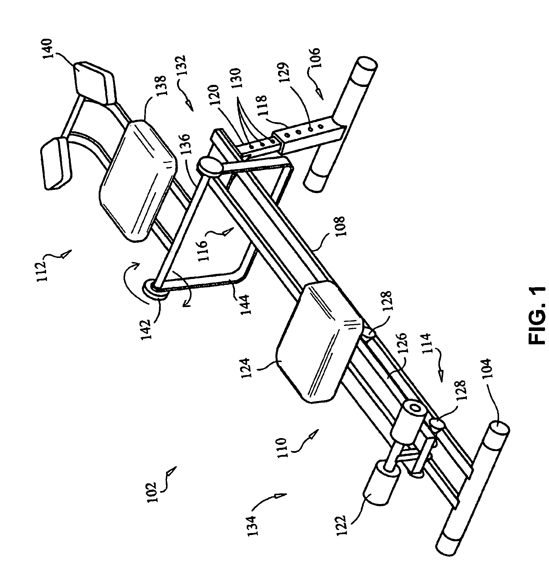 Abdominal exerciser device