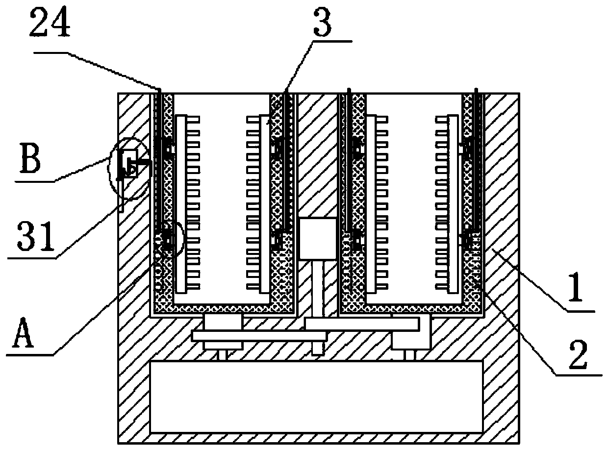 Gynecological production nursing cleaning device