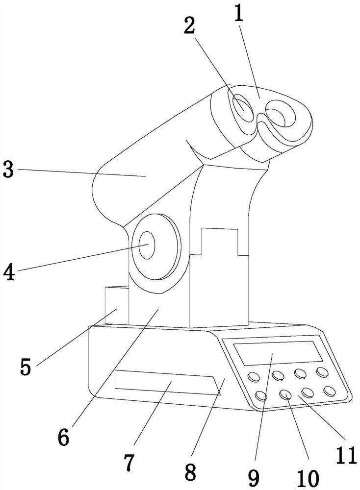 A comfortable eyewash machine for ophthalmology