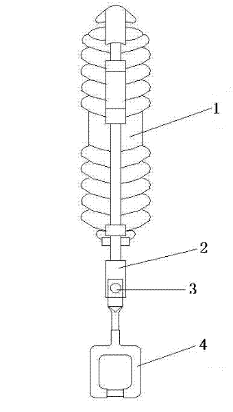 Grounding device for falling-type fuse