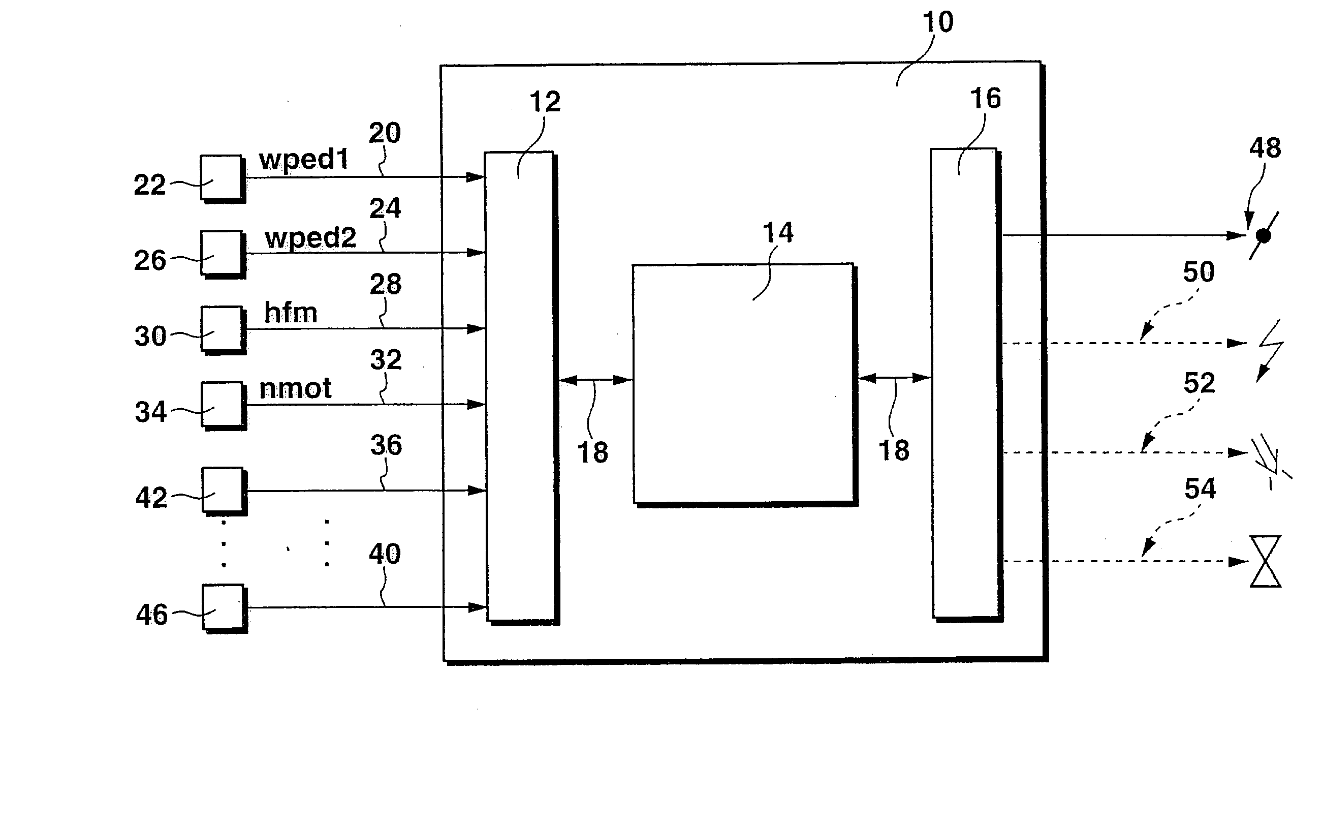 Method and device for controlling the drive unit of a motor vehicle