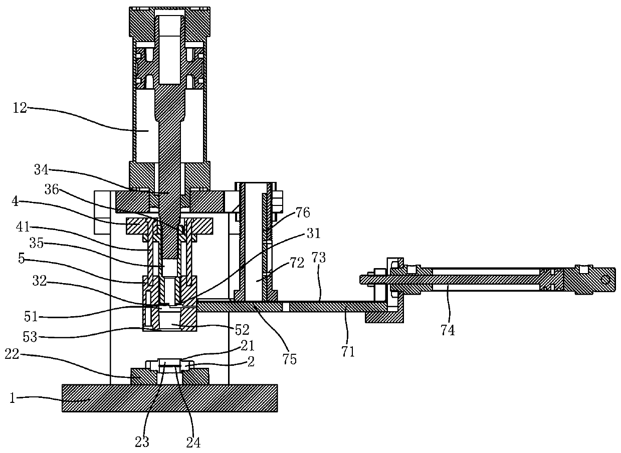 Clamp spring automatic assembly device