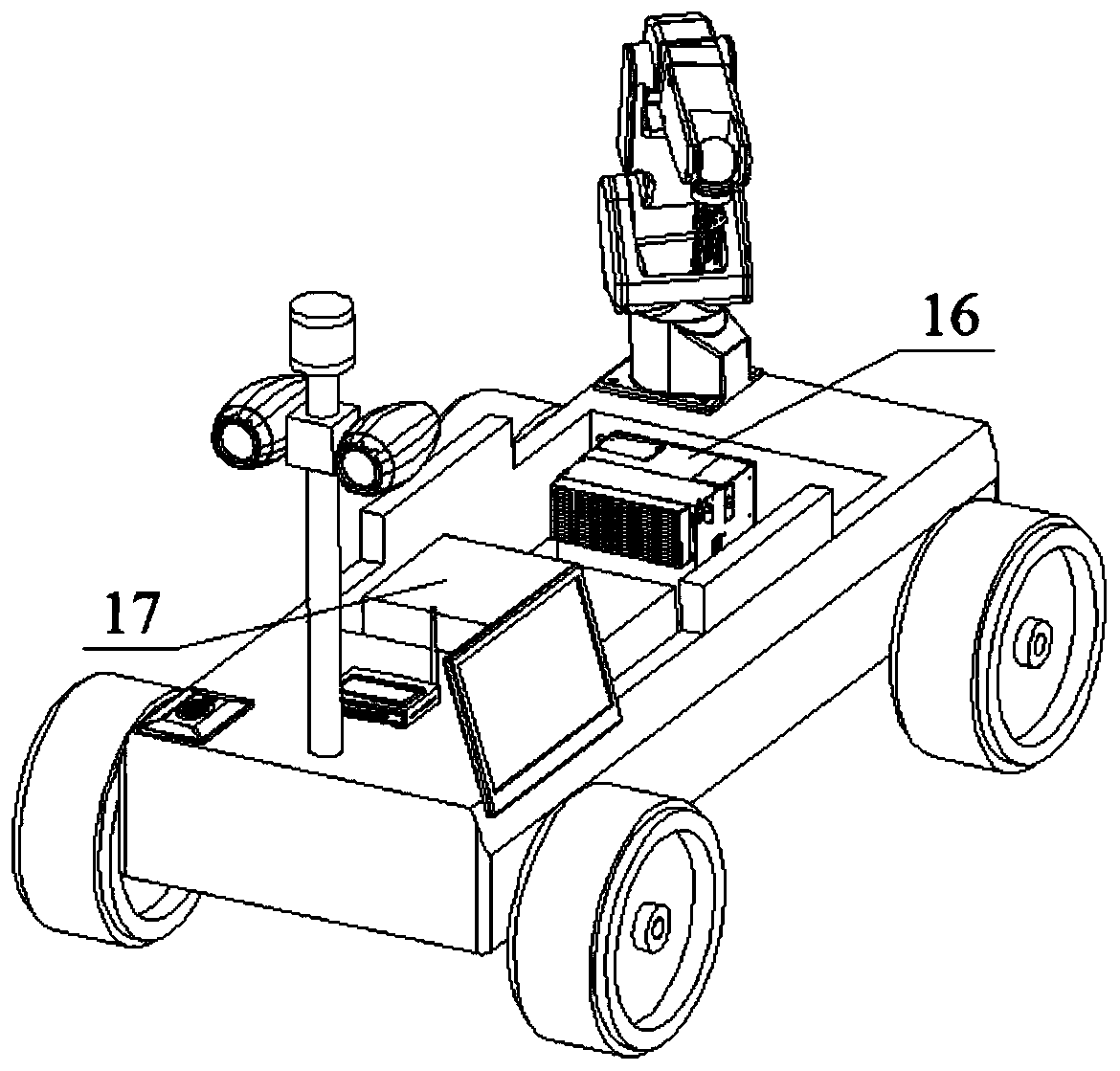Air-ground cooperative intelligent inspection robot and inspection method