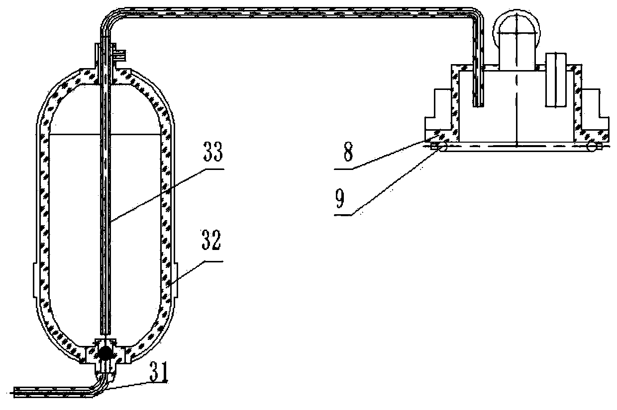 A high-level waste liquid vitrification system and its curing method