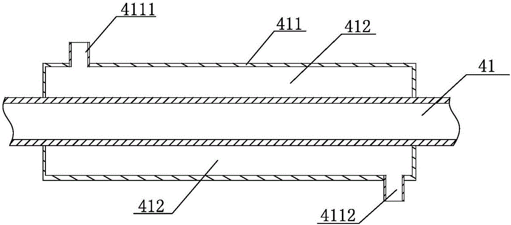 Process device for collecting and purifying chemical tail gas of storage tank