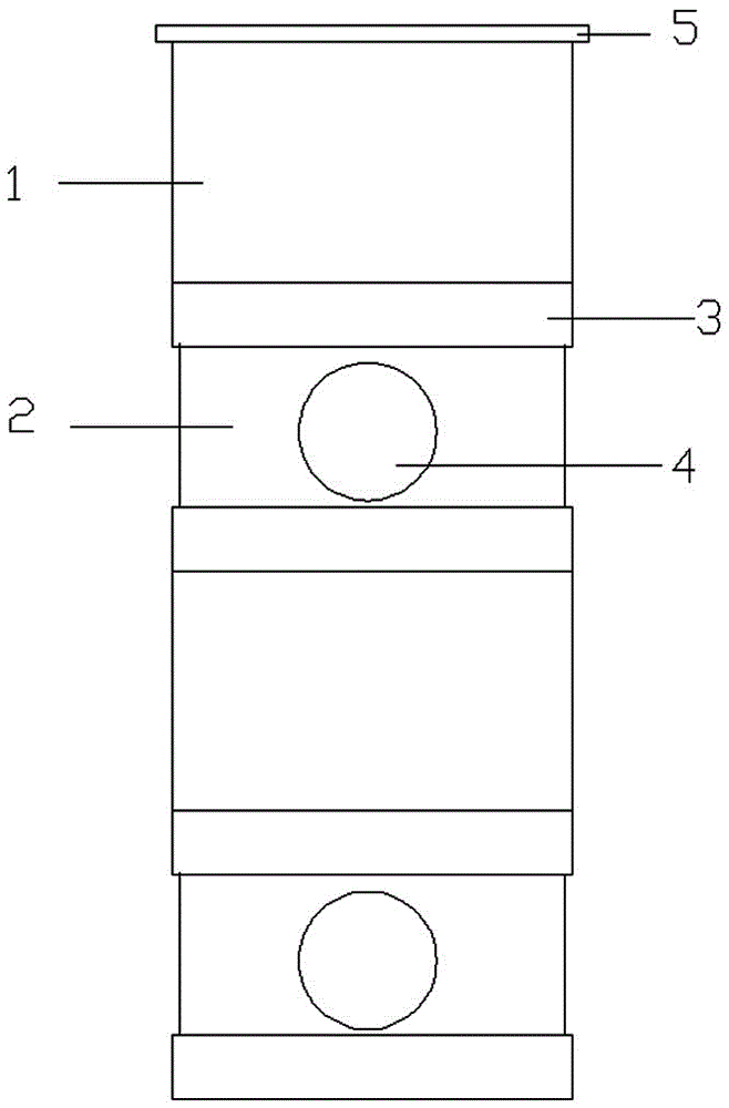 Inspection well with multilayer structure and manufacturing method thereof