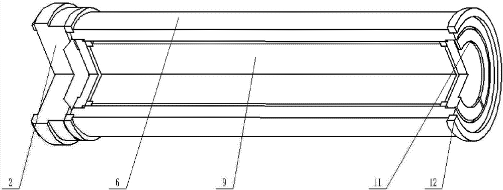 Two-degree-of-freedom power vibration absorption boring bar