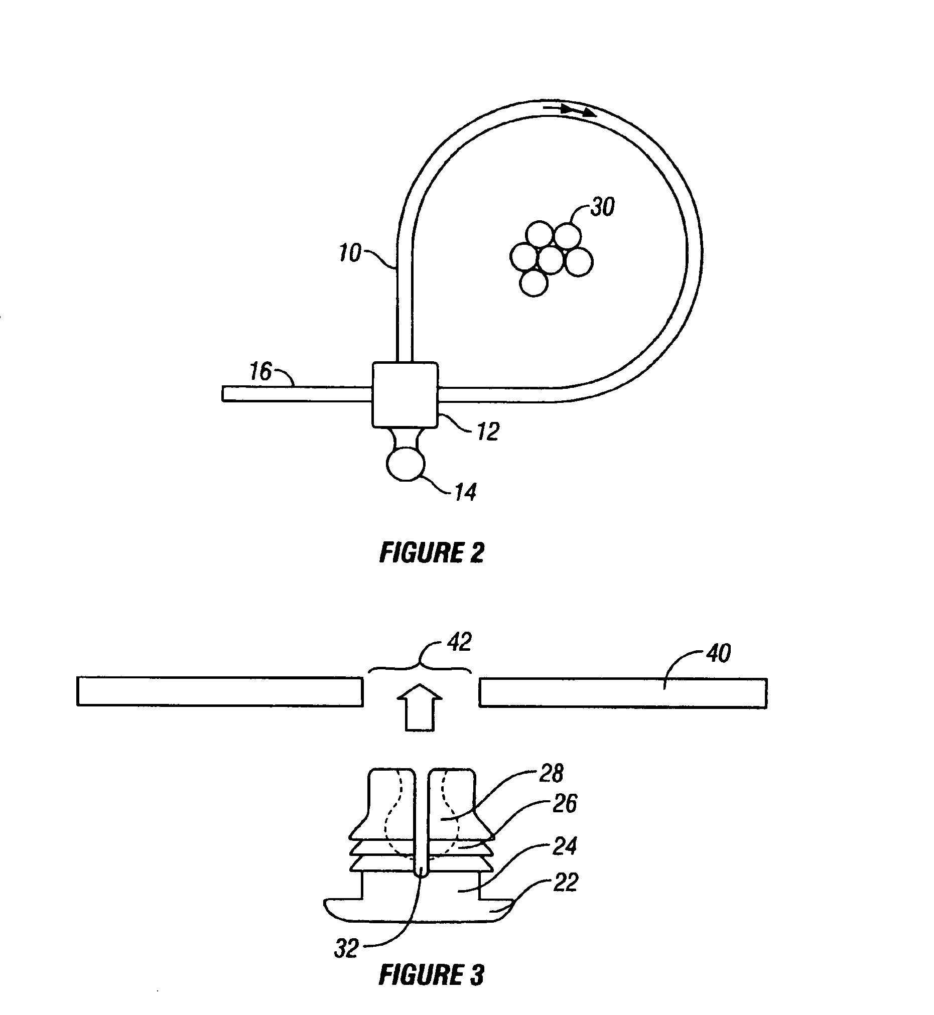 Cable assembly retention