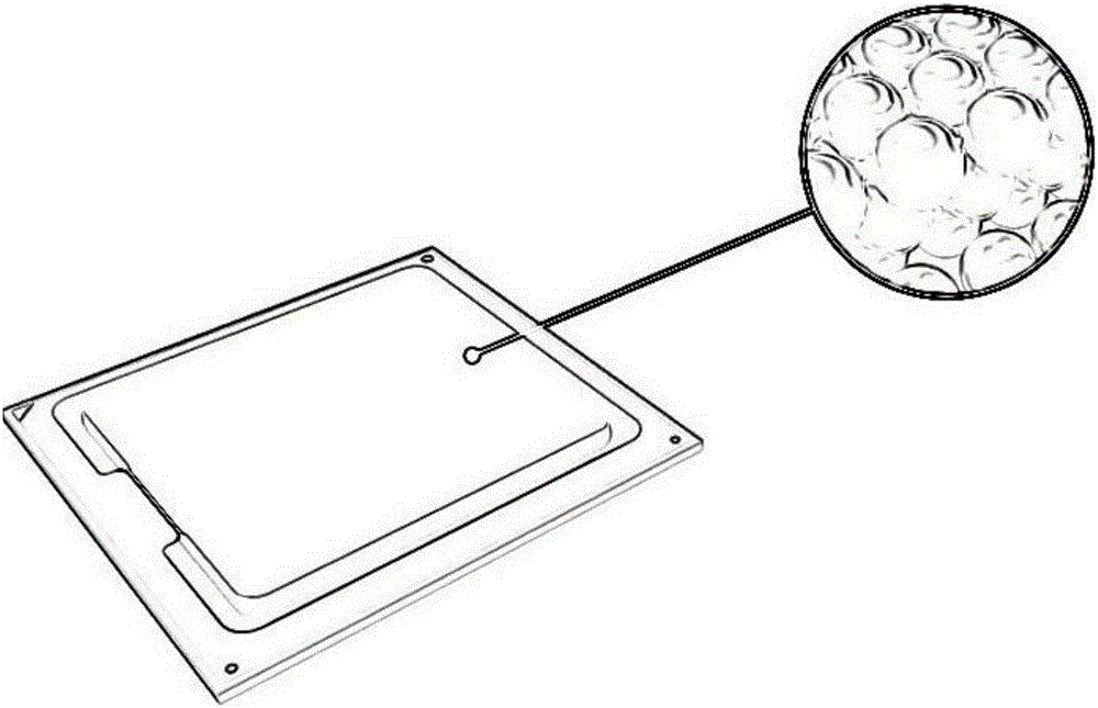 Surface treatment method for CPU cover