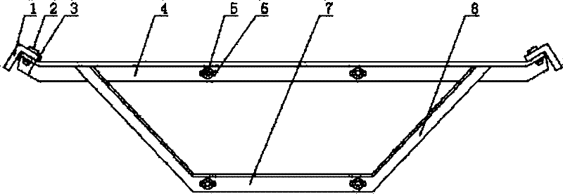 Insulator supporting frame