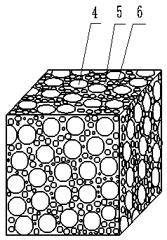 a porous metal rod