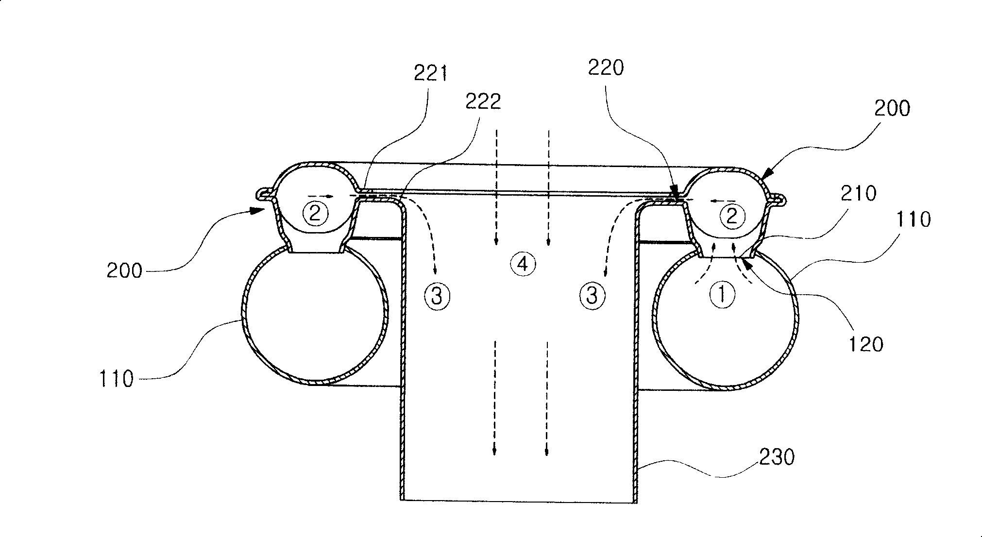 Apparatus for supplying compressed air using air amplifier