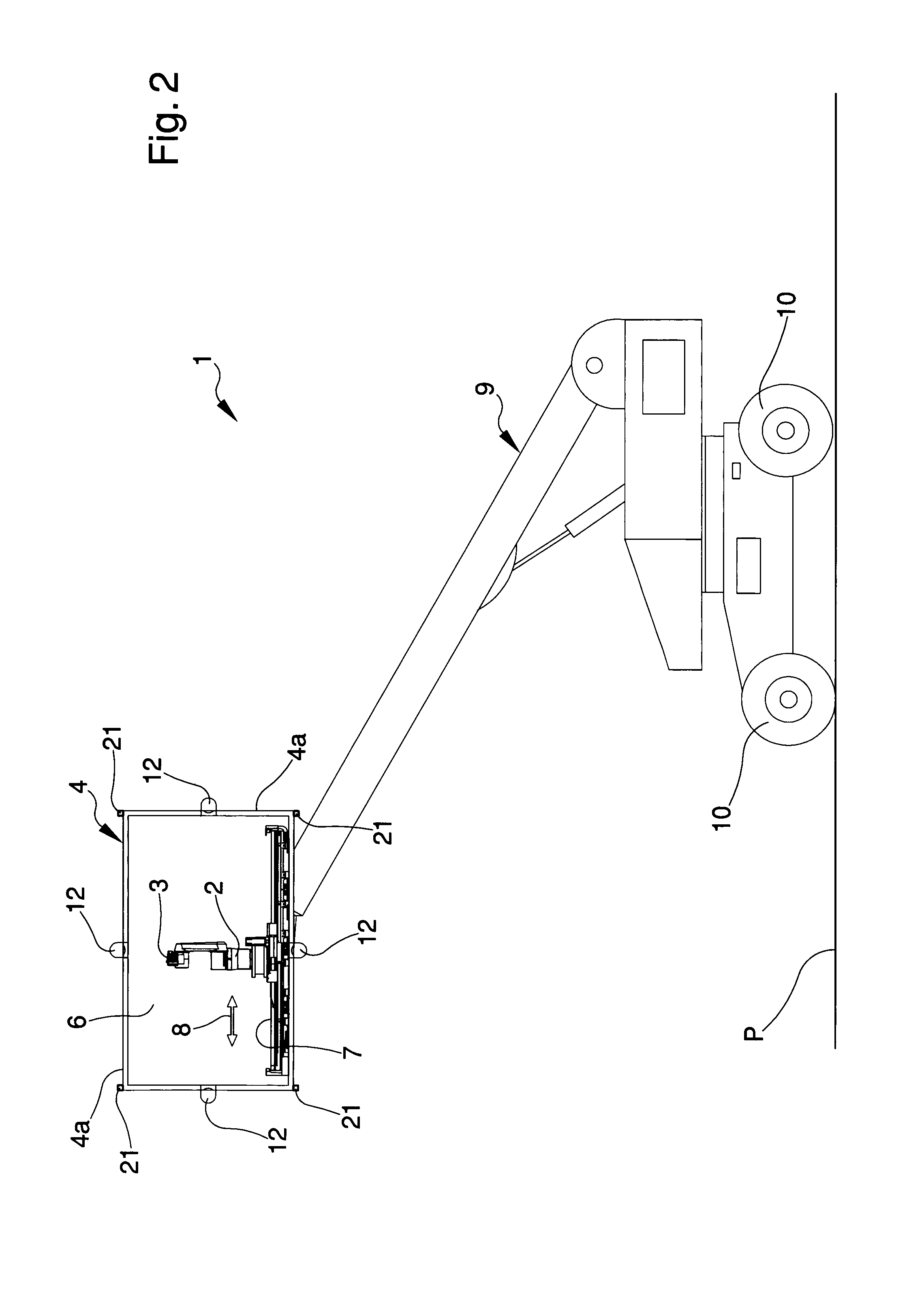 Apparatus and method for the painting of hulls of boats or the like