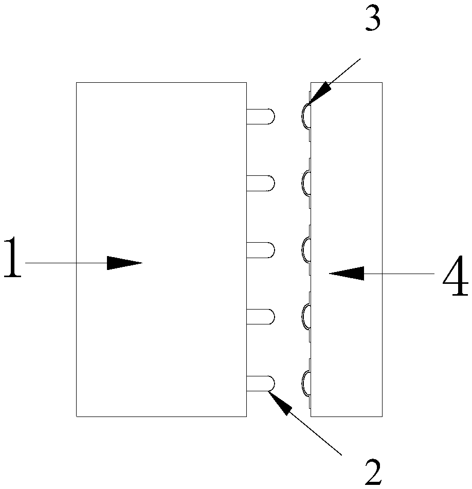 Infill wall connecting assembly in fabricated steel structure system