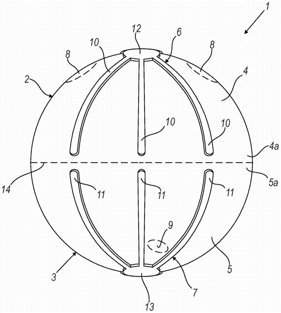 Orthotopic artificial bladder endoprosthesis