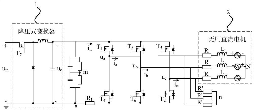 Method and system for positionless phase commutation of brushless DC motor suitable for variable speed conditions