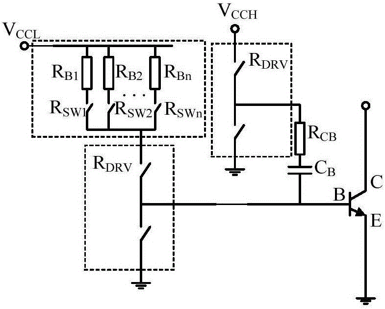 SiC BJT proportion drive circuit based on junction temperature and current feedback, control method thereof