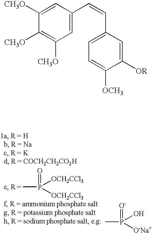 Synthesis of combretastatin A-4 prodrugs and trans-isomers thereof