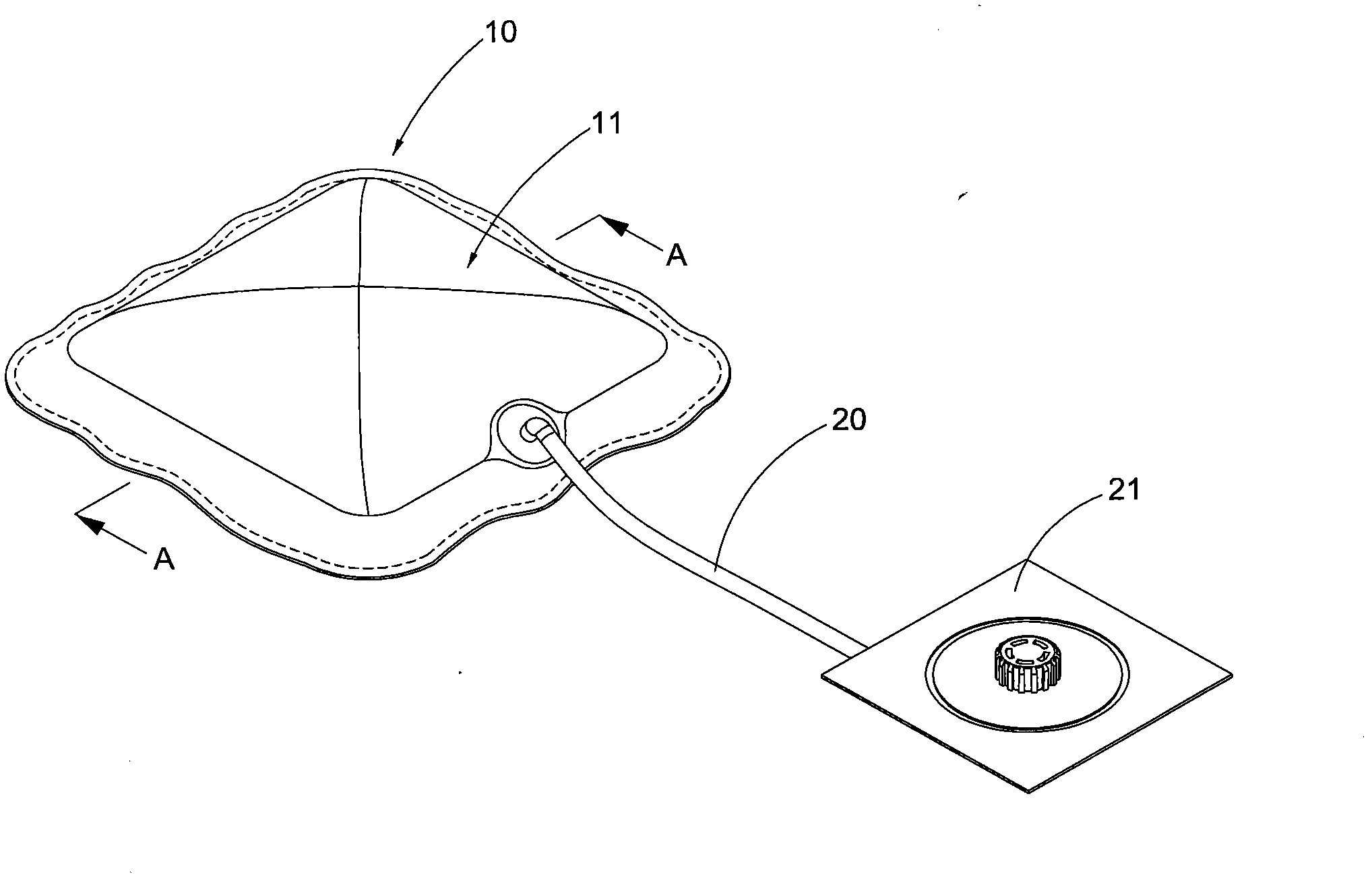 Self-aeration bumper pad
