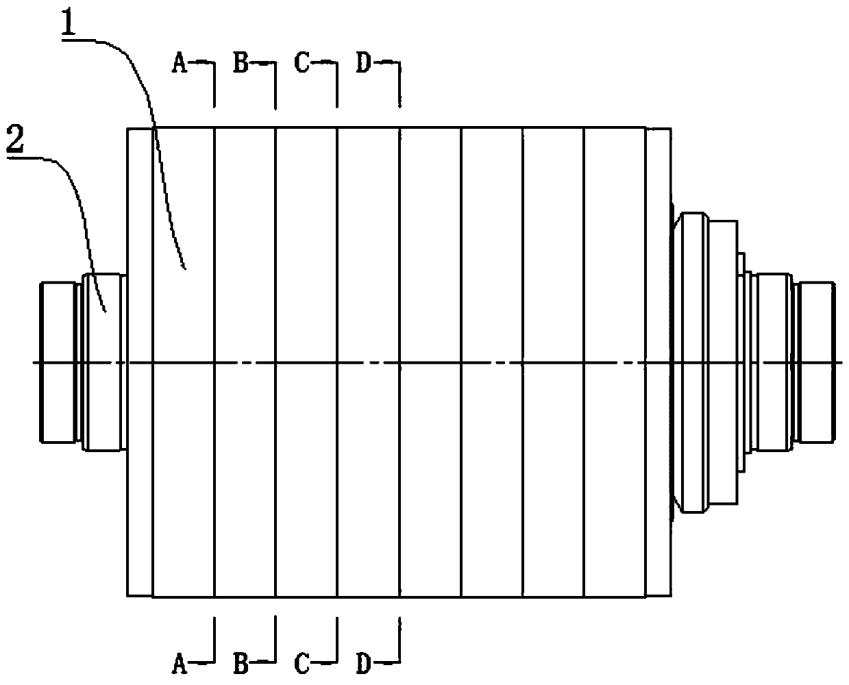 Oblique pole method of permanent-magnet motor rotor