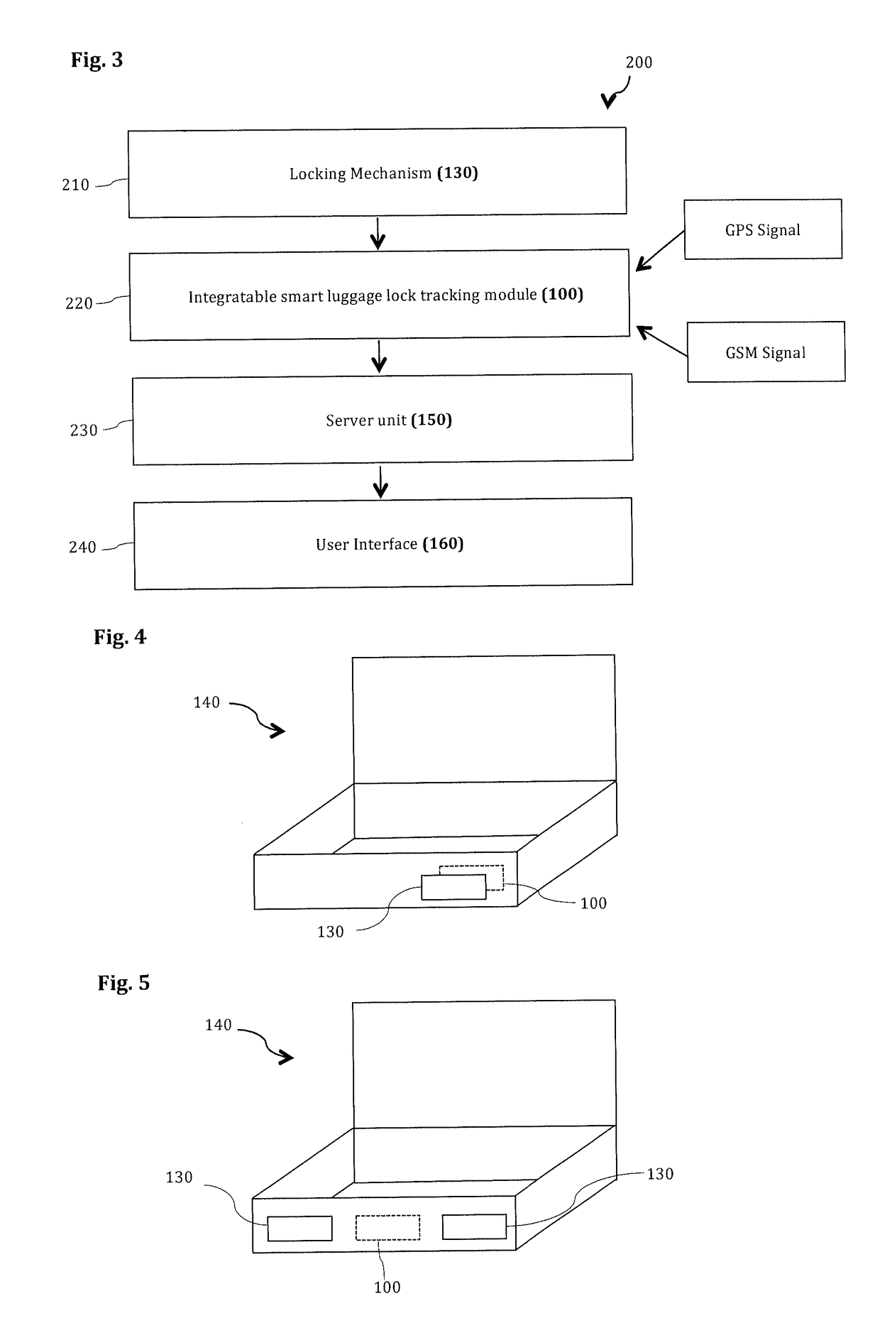 Luggage Tracking Device, Systems and Methods