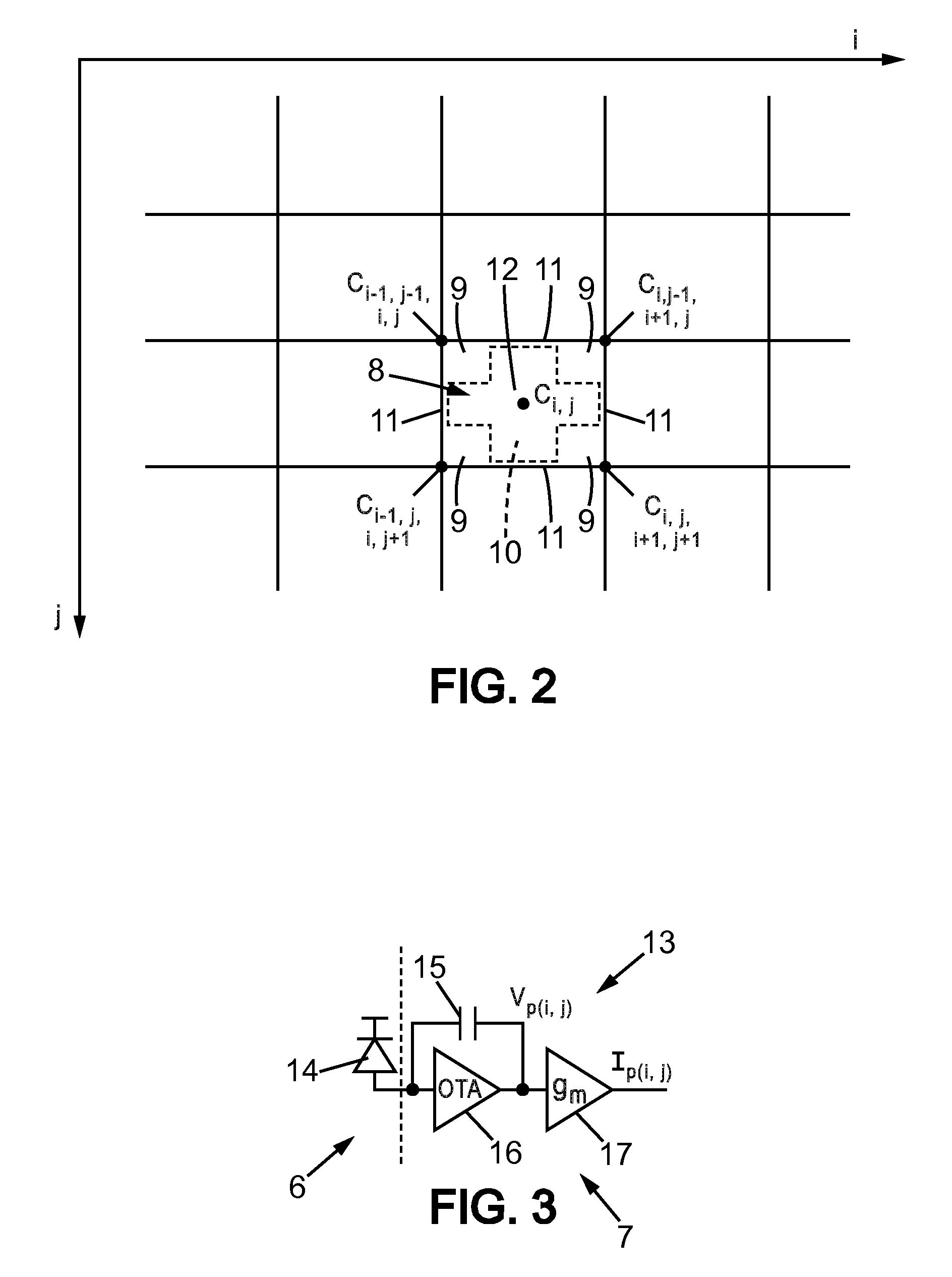 Pixilated radiation sensing device