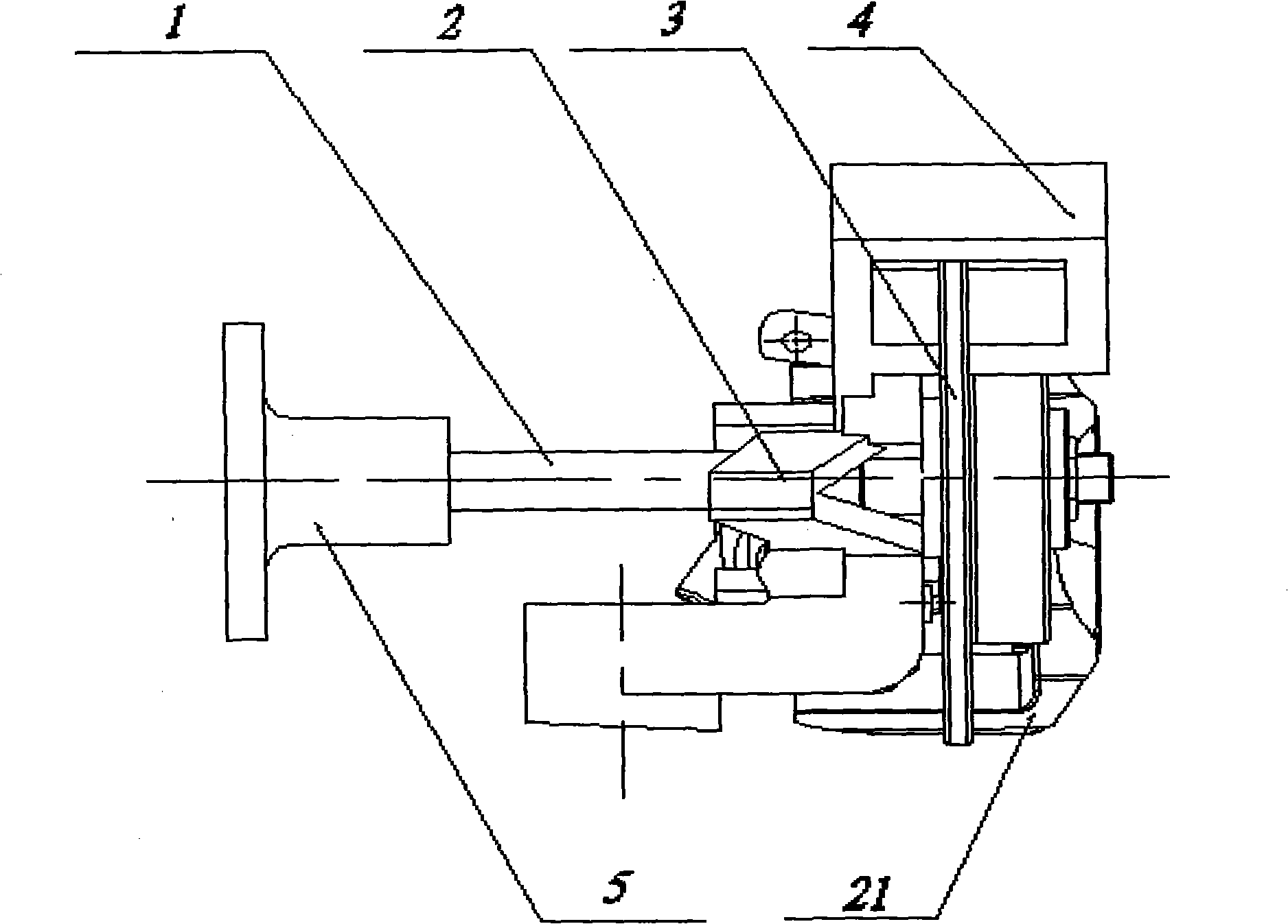 Electromagnetic retarder and control method of autocar wheel side