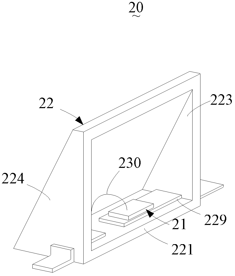 Liquid-crystal display device and LED (Light-Emitting Diode) packaging structure thereof
