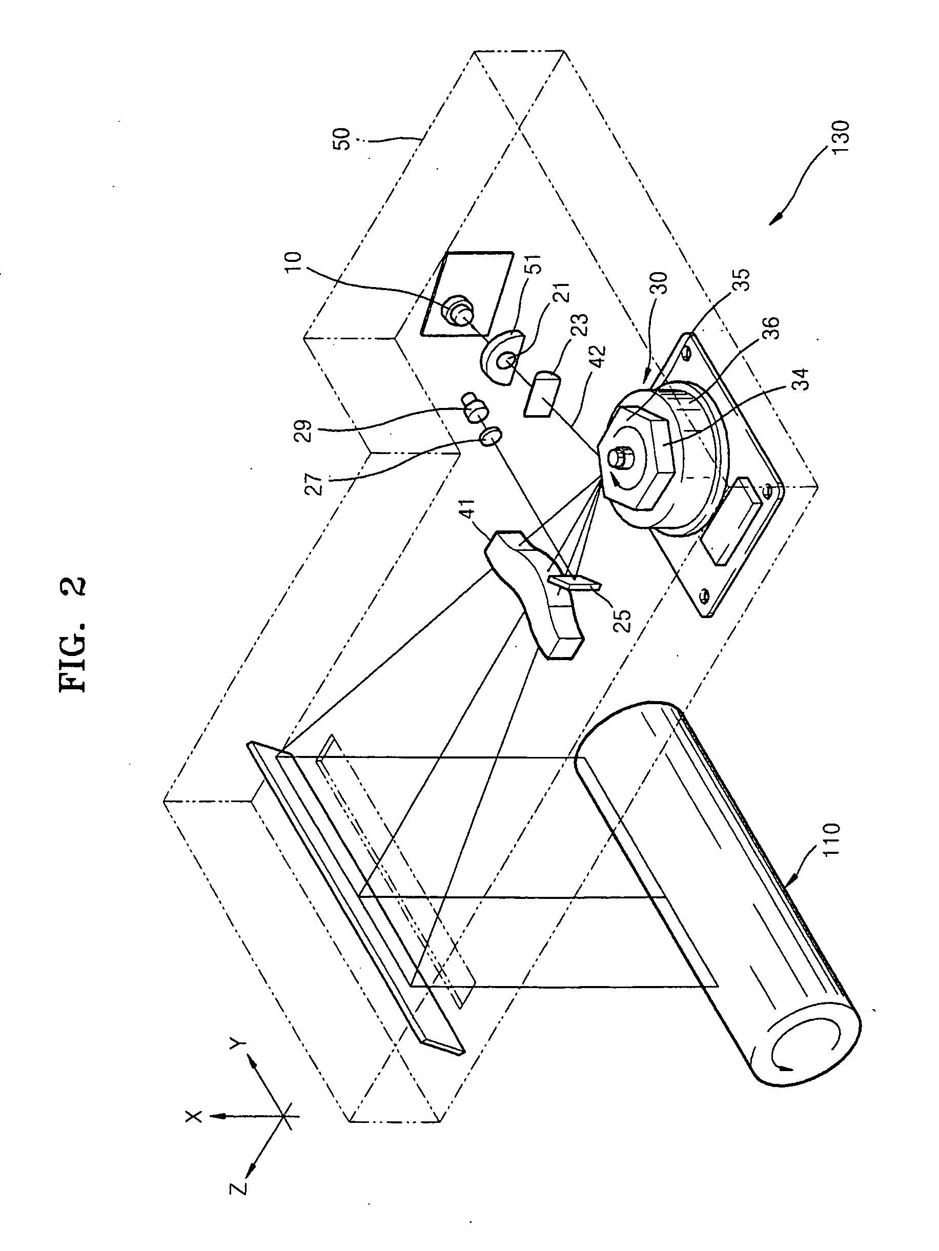 Optical scanning unit and electro-photographic image forming apparatus including the same