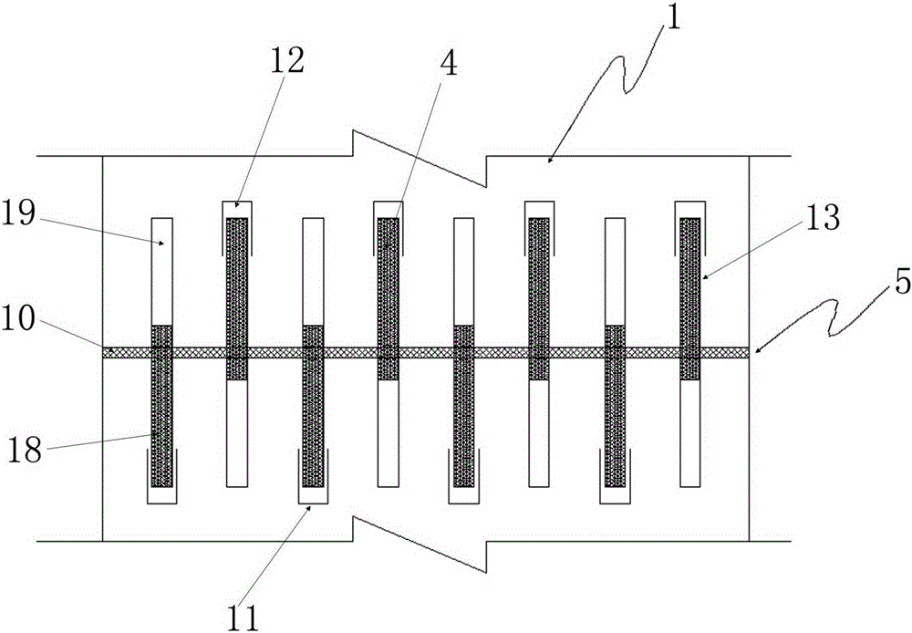 Roadbed concrete bed structure and construction method