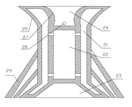 Radiating device for oil-immersed transformer