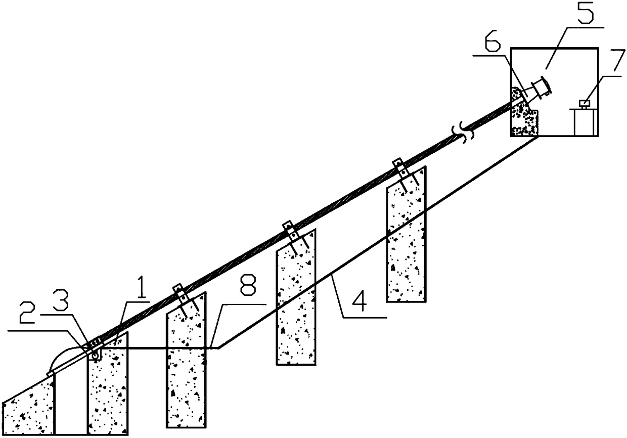 Intelligent early-warning visual deep-water gate system and mounting method thereof