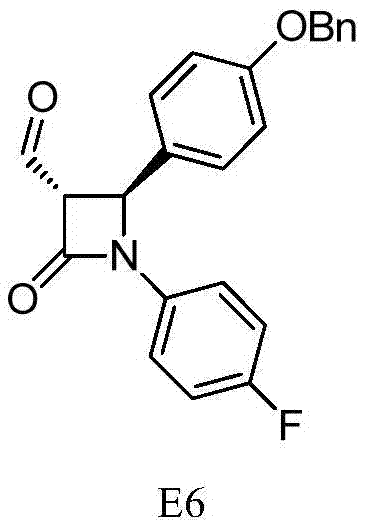 Synthesis process of ezetimibe intermediate