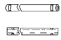 Connecting member of multiple corrugated boards and connecting method of connecting member