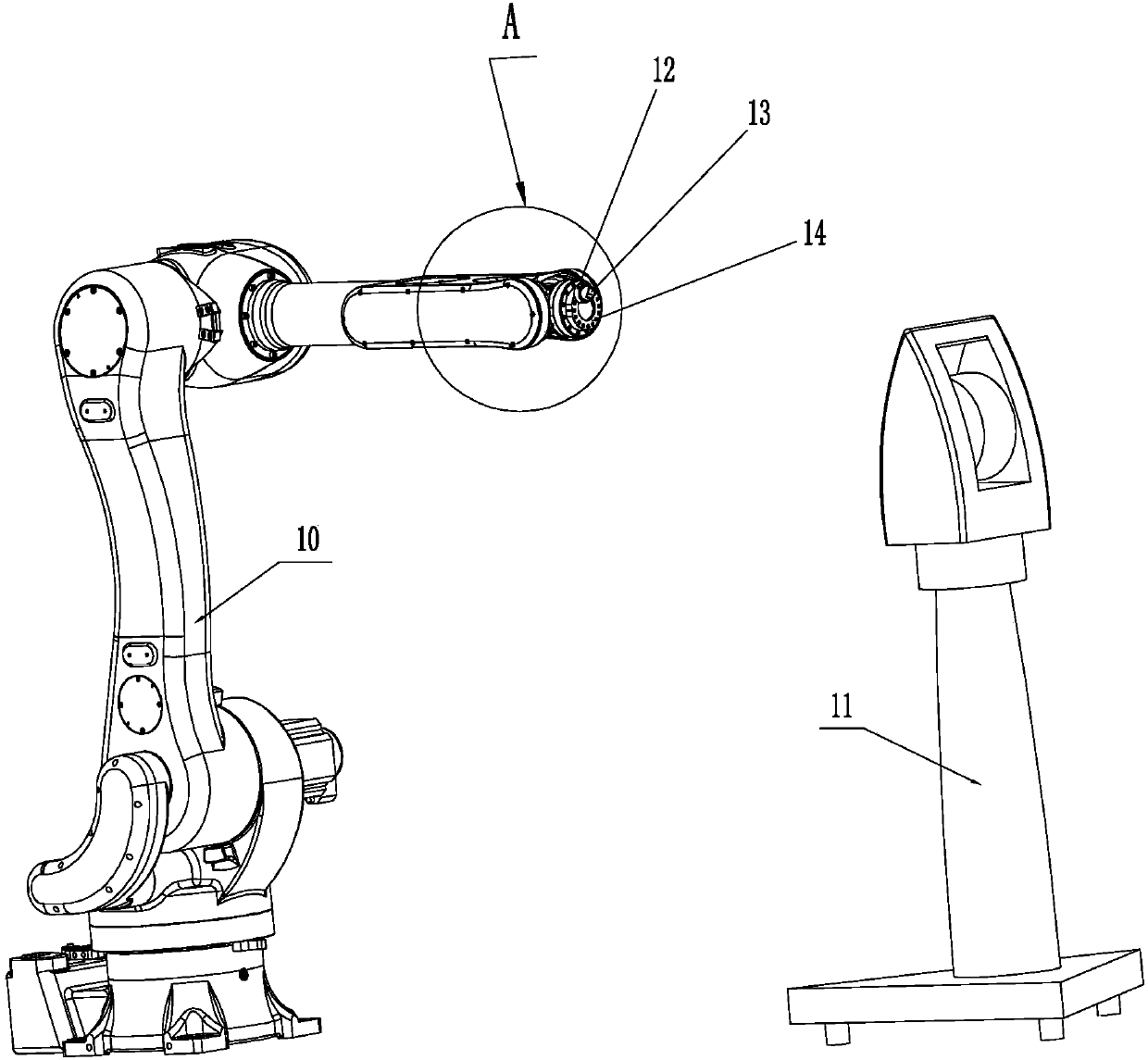 Laser-tracker-based calibration method for six-degree-of-freedom robot tool coordinate system