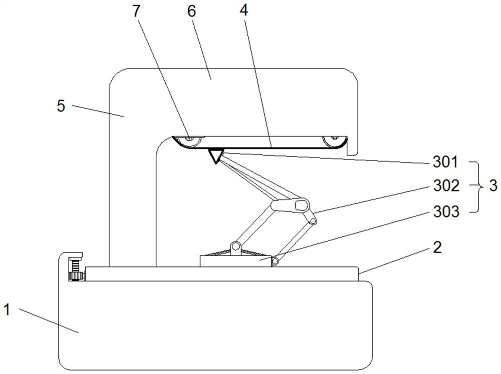 Experimental device for friction loss between contact wire and pantograph of high-strength high-speed rail