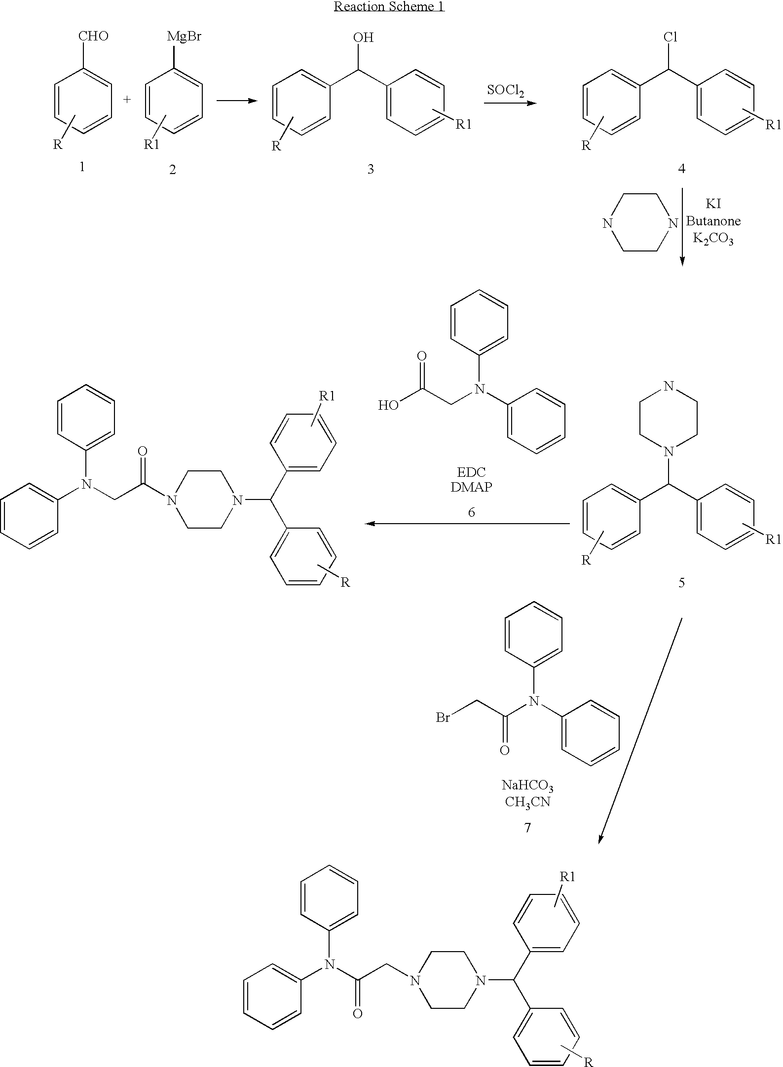Diarylamine derivatives as calcium channel blockers